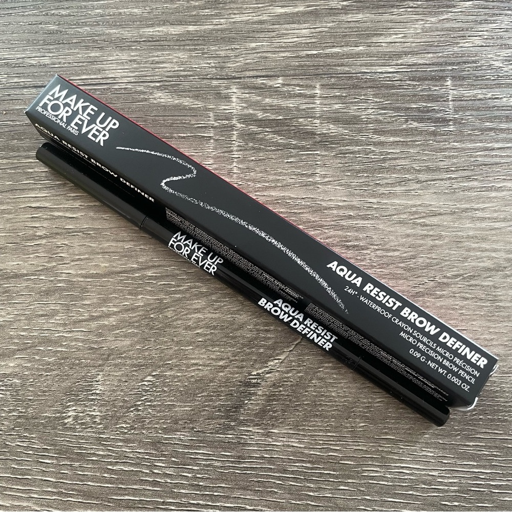 Makeup Forever Aqua Resist Brow Definer 0.09g In 50 Black Brown